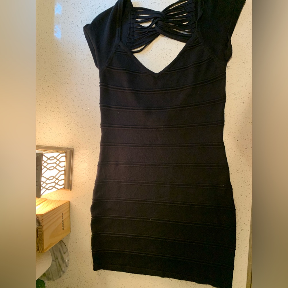 💖Y2K black mini dress